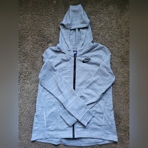 Nike Gray Zip-Up Hoodie